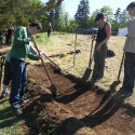 Refining a swale during the 2013 PDC